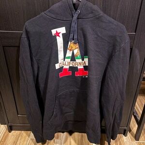 Dodgers California LA logo hoodie Size L